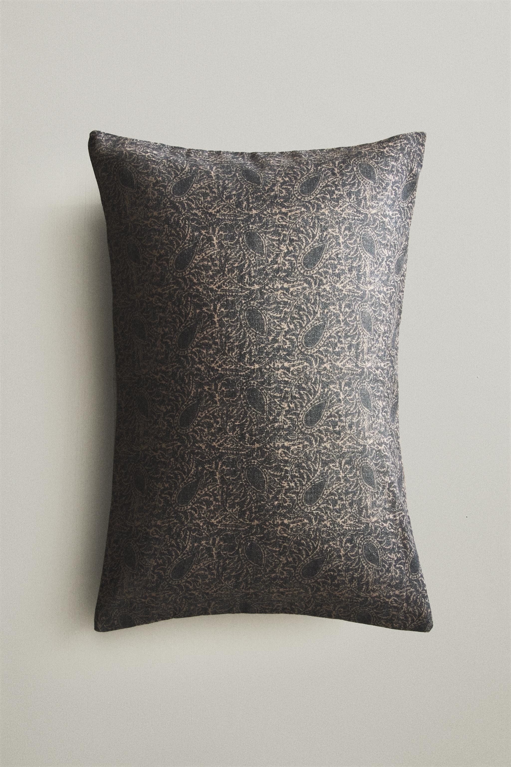 HOUSSE DE COUSSIN IMPRIMÉ CACHEMIRE